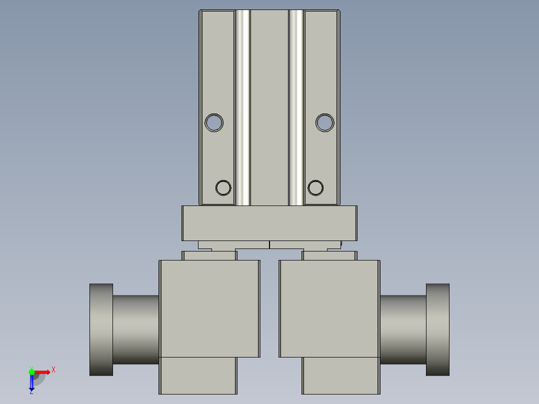 平震中转总成俯视图