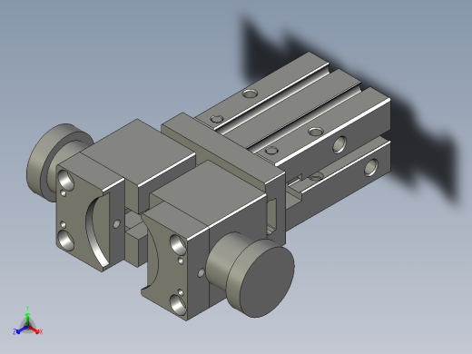 平震中转总成正等轴测缩略图