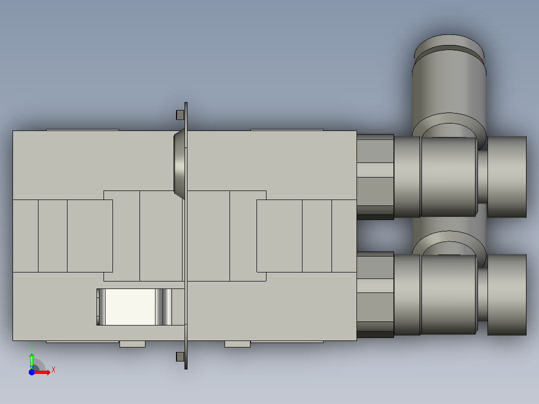 BBBB-正负极片手爪前视图