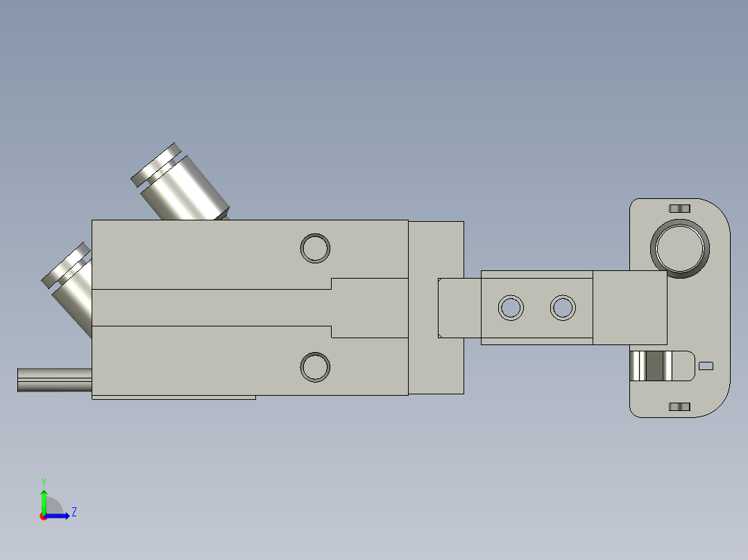 BBBB-正负极片手爪左视图