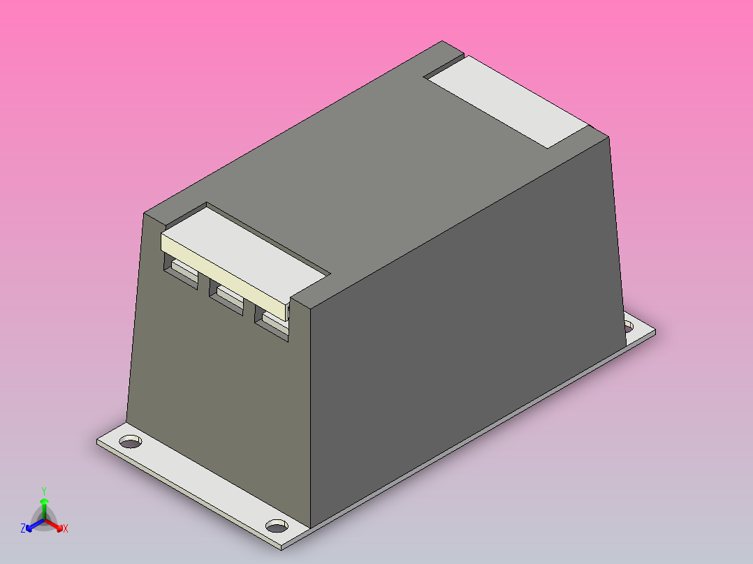 滤波器ZHN23-30正等轴测图