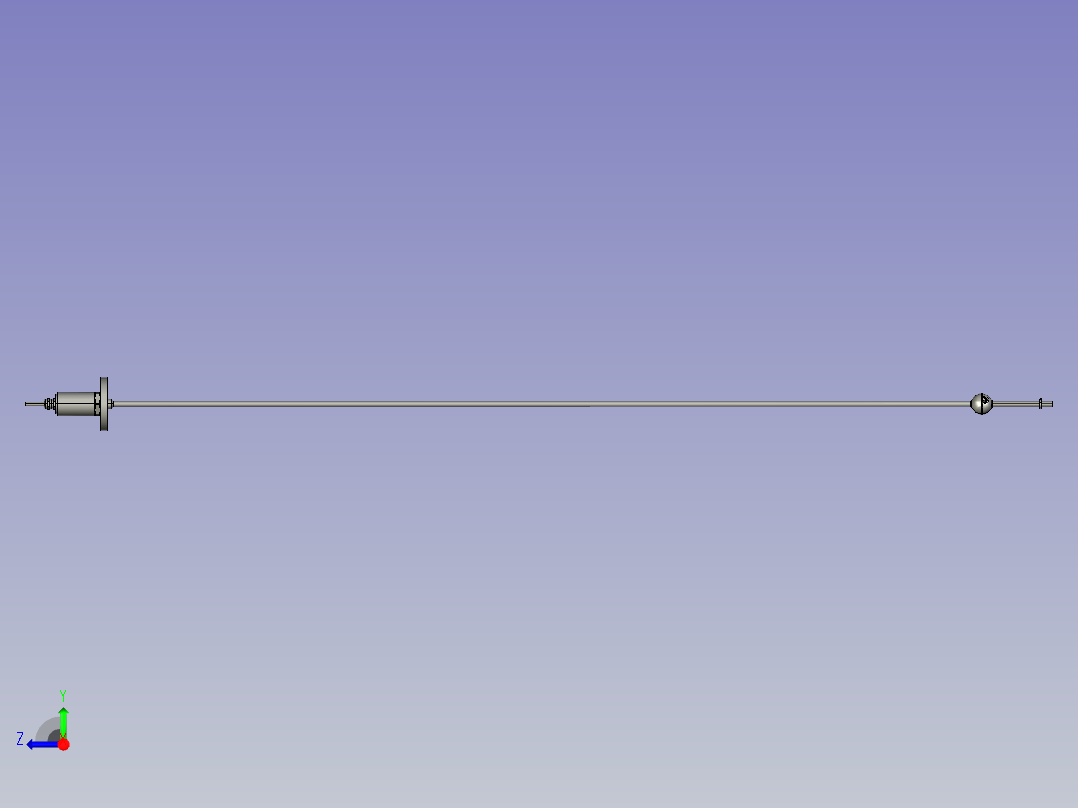 磁致伸缩传感器-1800右视图