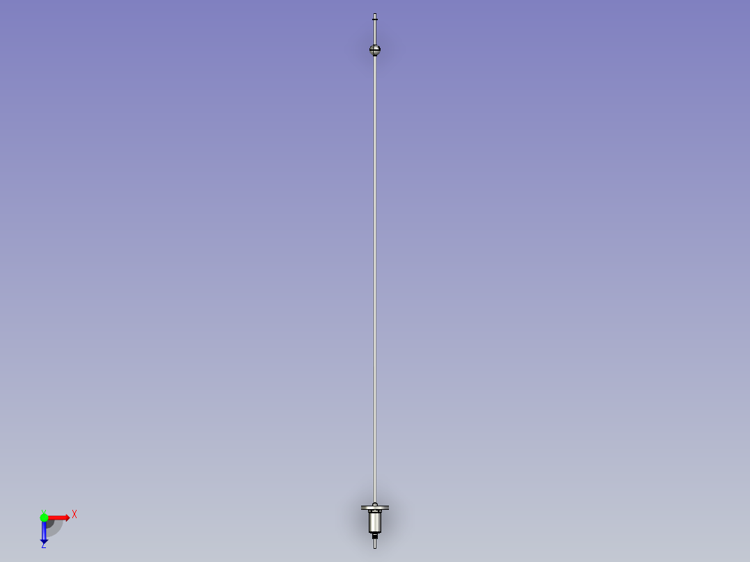 磁致伸缩传感器-1800俯视图