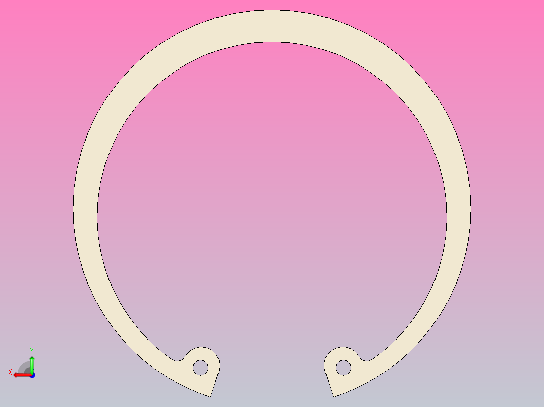 GB╱T 893-2017[孔用弹性挡圈A型60]后视图