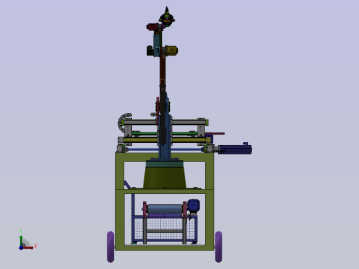 苹果采摘传送装箱一体化机械手设计CAD图纸+SolidWorks三维模型+说明书前视缩略图