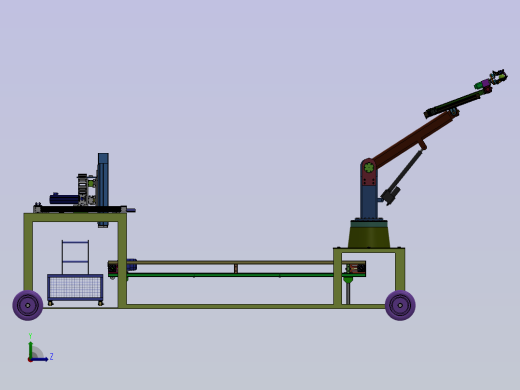 苹果采摘传送装箱一体化机械手设计CAD图纸+SolidWorks三维模型+说明书左视缩略图