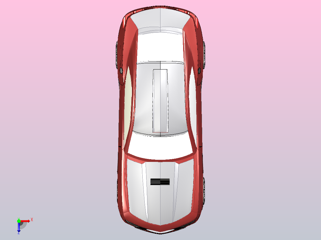 雪佛兰科迈罗俯视图