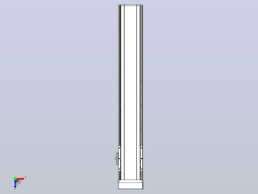 日规模组半封闭丝杆TPA-HNR-105D-1610C-L550-MP-C-P40-N3俯视缩略图
