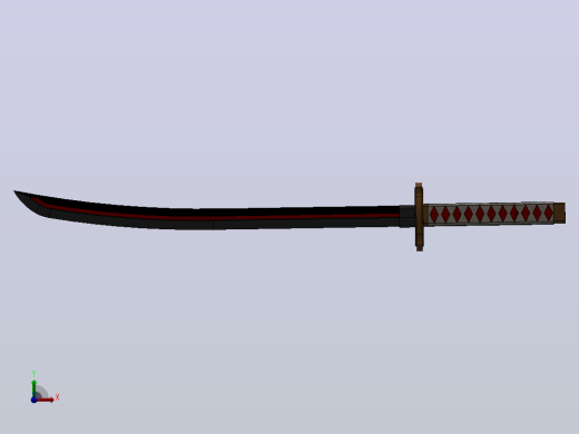 武士刀前视缩略图