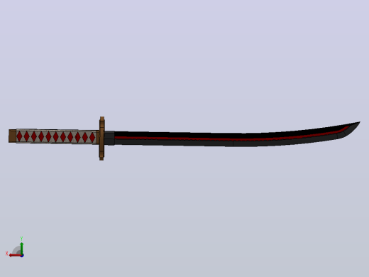 武士刀后视缩略图