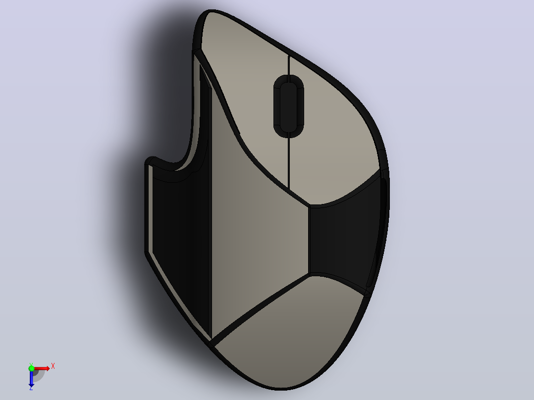 mouse-gamer俯视图