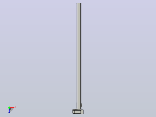 皮带直线轴半封闭可选导轨TPA-HNB-65S-90-L1400-RU-C-P10-N3俯视缩略图