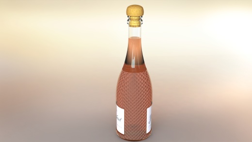玫瑰葡萄酒瓶缩略图