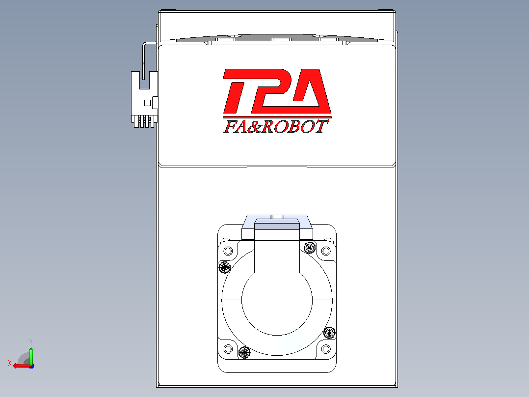 滚珠丝杠直线轴带导轨全封闭TPA-HCR-120D-1610C-L150-MP-C-P20-N3后视图