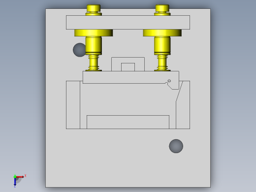 工件传送夹具拆装机构俯视缩略图