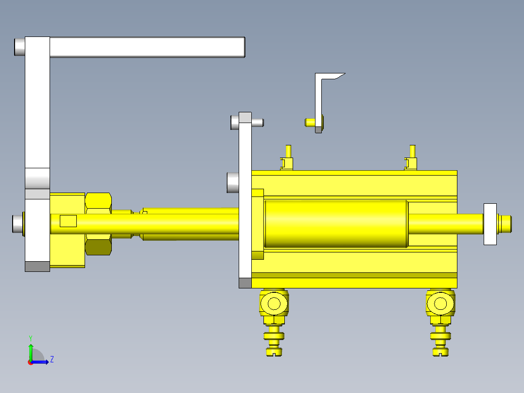 搬运方向变更机构左视图