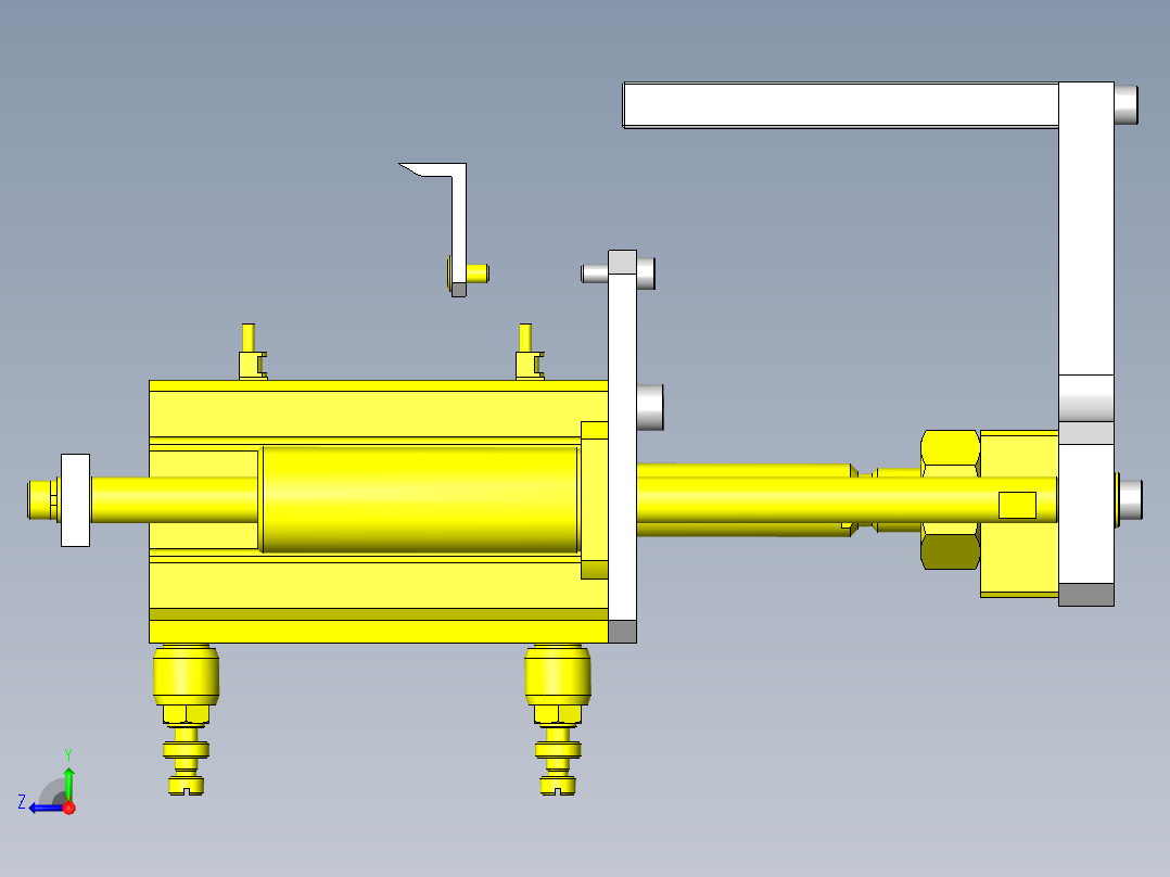 搬运方向变更机构右视图