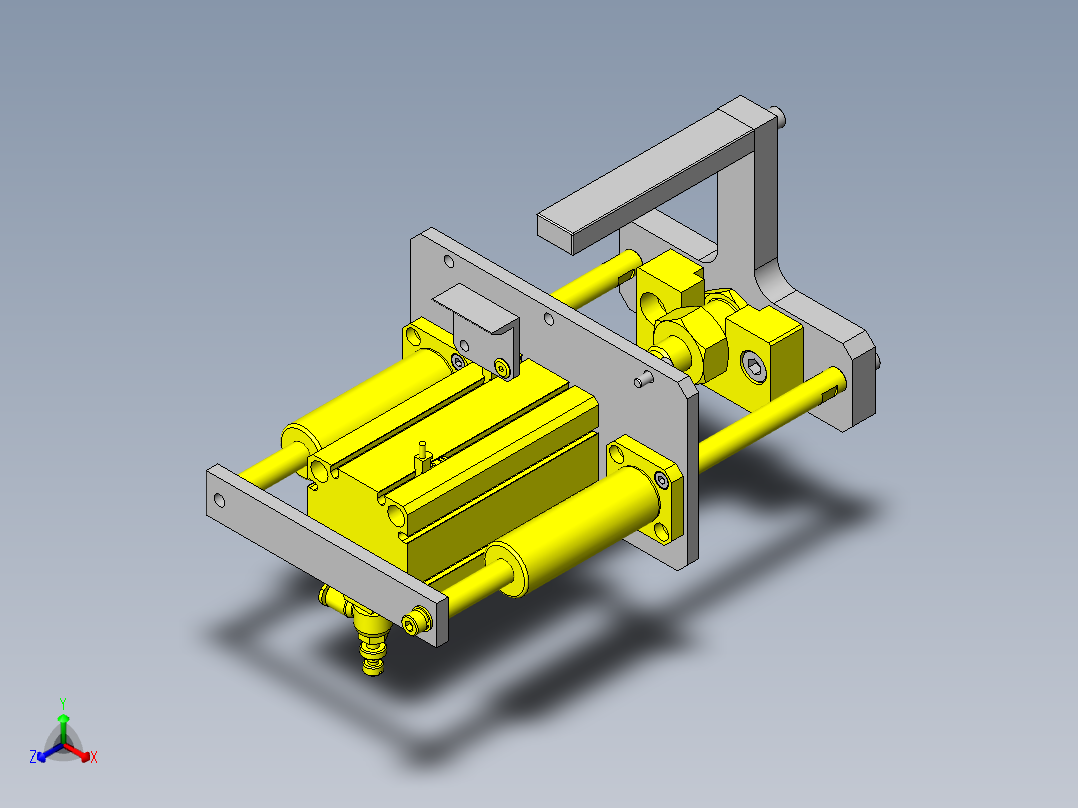 搬运方向变更机构正等轴测图