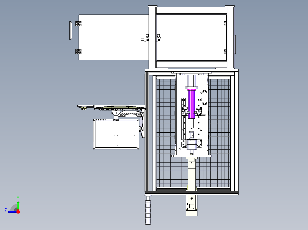 轴承压机右视图