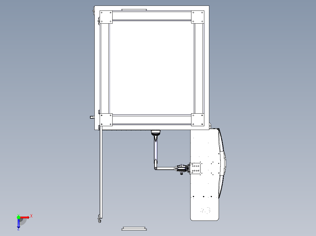 轴承压机俯视图