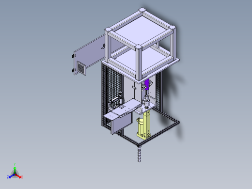 轴承压机正等轴测缩略图