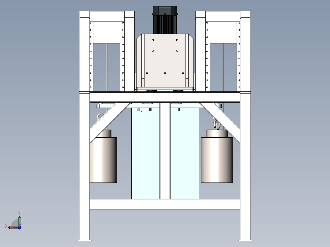 线体牵引力测试机（含bom）sw17可编辑后视图