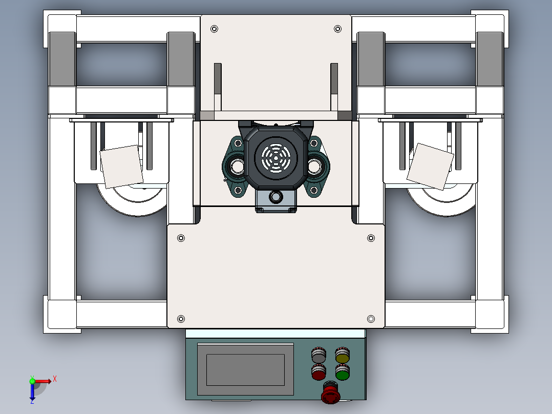 线体牵引力测试机（含bom）sw17可编辑俯视图