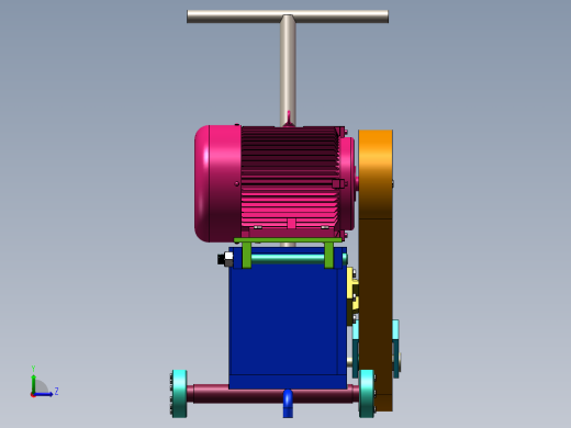 砂带抛光机sw15可编辑左视缩略图