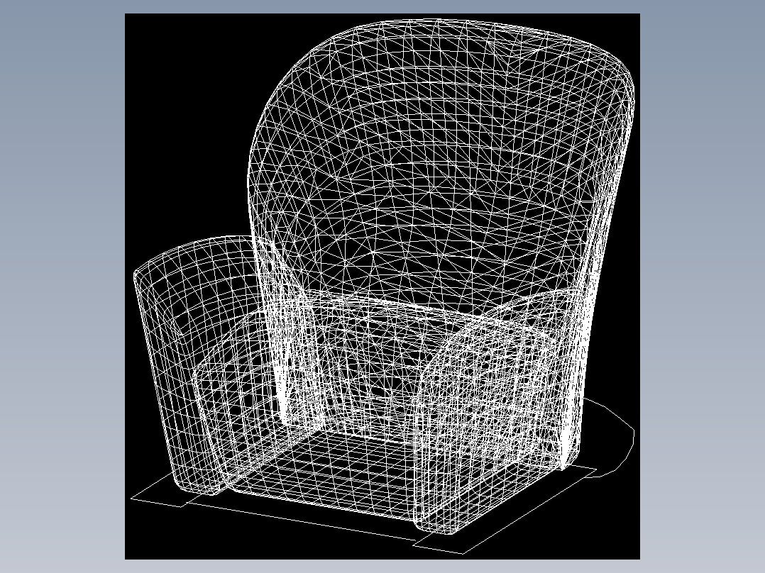 室内家具和灯具等的模型十二-K-S29-1