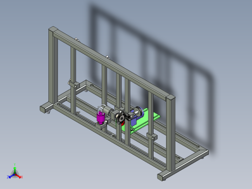 空间RCCR联轴器solidworks仿真包含仿真和视频文件3D模型正等轴测缩略图