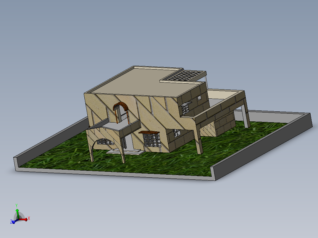 带院二层别墅（