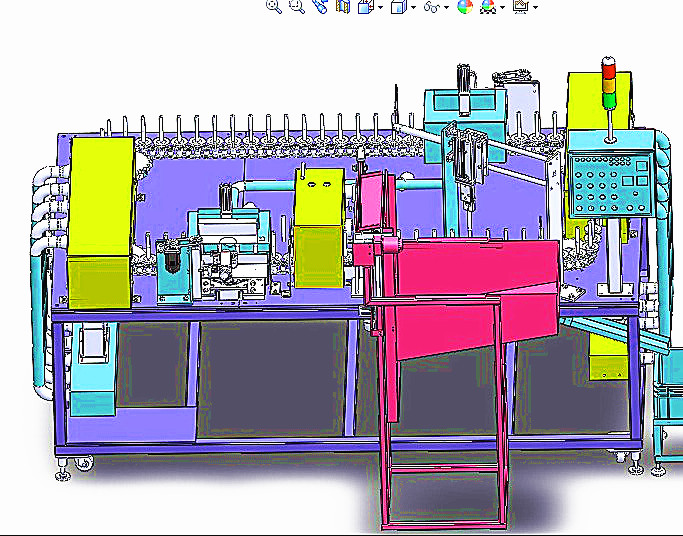 链条循环式钢管喷涂机3D图纸pore K766 H587自动化设备3D图纸3D模型