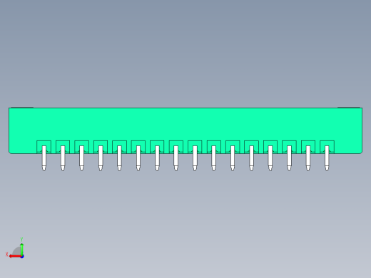 DEGSON 15EDG（公头） 3.81mm 螺钉锁紧，插拔式接线端子 FullPack-15EDGVM-3.81-16P-14-00AH后视缩略图