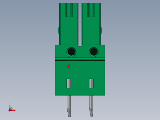 DEGSON 15EDG 系列 3.5mm 插拔式接线端子 FullPack-15EDGB-3.5-xxP-14-00AH前视缩略图