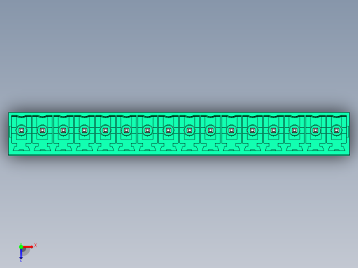 DEGSON 15EDG 系列 3.5mm 插拔式接线端子 FullPack-15EDGVC-3.5-16P-14-00AH俯视缩略图