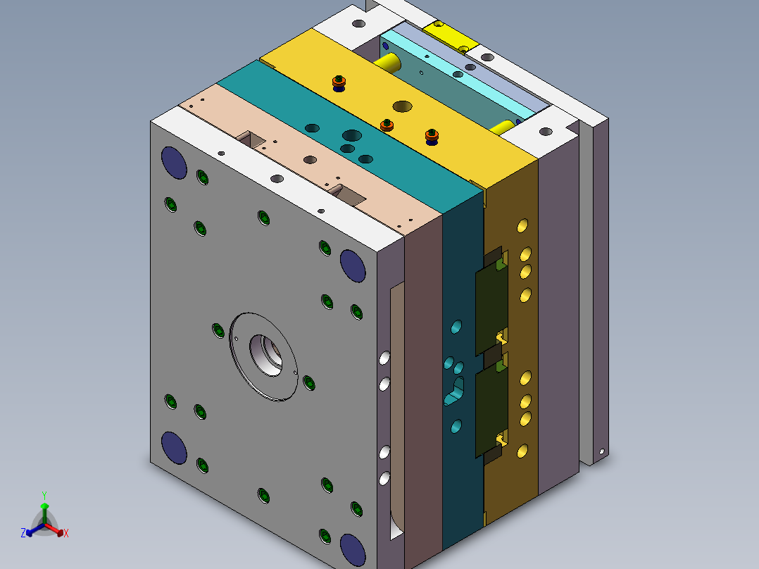 打印机粉仓模具