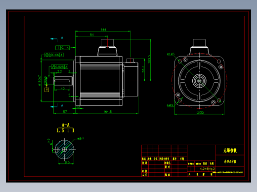 电机MS5G-130ST(E)-TL05415BZ-20P8-S01