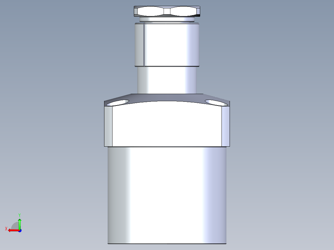 KOSMEKLG0900-GL-Y45多系列多零件图纸模型后视图