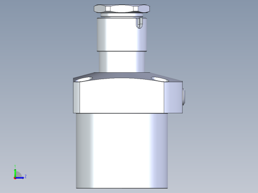 KOSMEKLG0900-GL-Y45多系列多零件图纸模型左视缩略图
