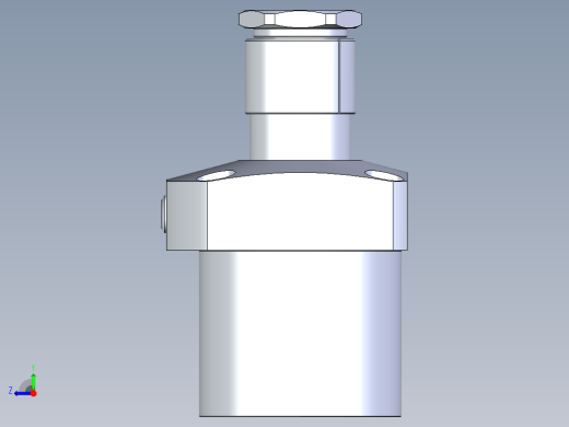 KOSMEKLG0900-GL-Y45多系列多零件图纸模型右视缩略图