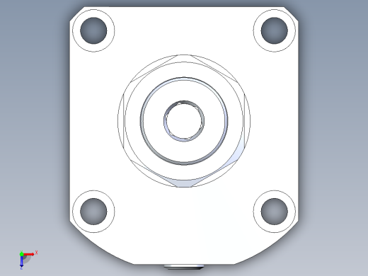 KOSMEKLG0900-GL-Y45多系列多零件图纸模型俯视缩略图