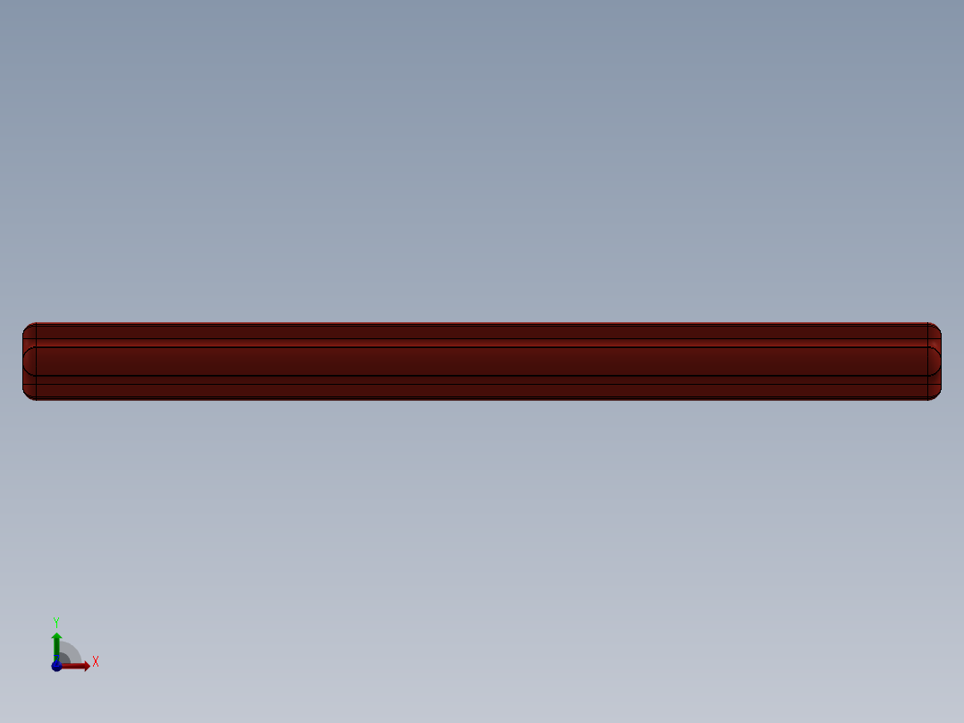 乐高机械组车桥-44294 Red Technic Axle 7前视图