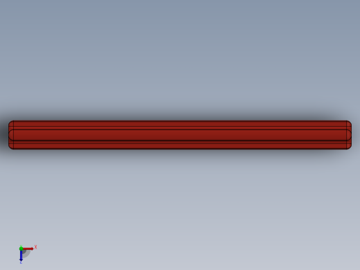 乐高机械组车桥-44294 Red Technic Axle 7俯视缩略图