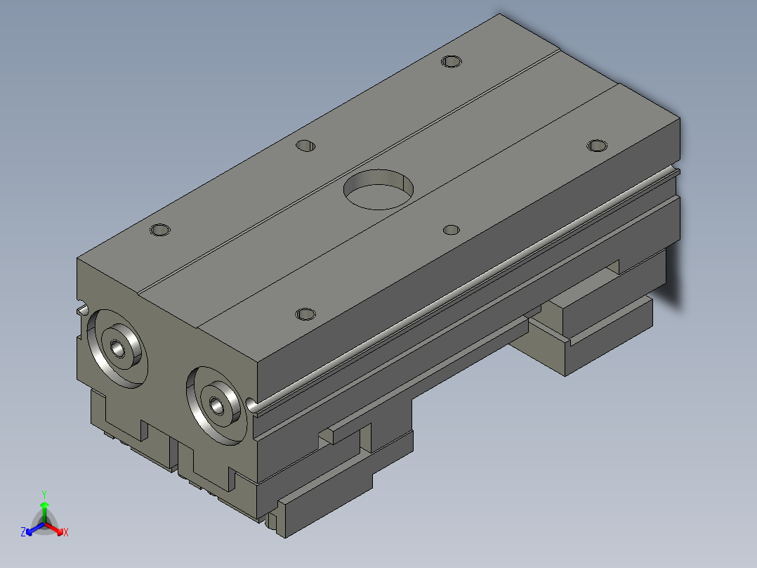普通气爪ph22-20正等轴测图