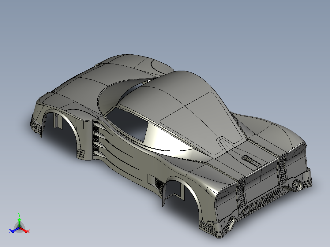 汽车车身 (40)正等轴测图