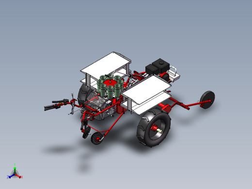 山地移栽机三维模型+CAD+动画视频设计资料正等轴测缩略图