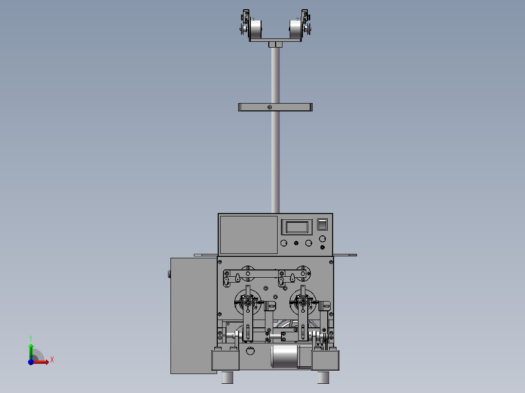 自动转向绕线机前视图