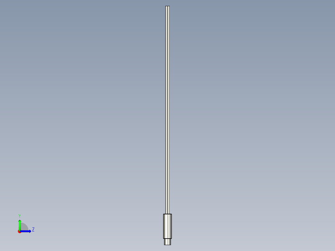 基恩士FU-68core_kc图纸模型左视图