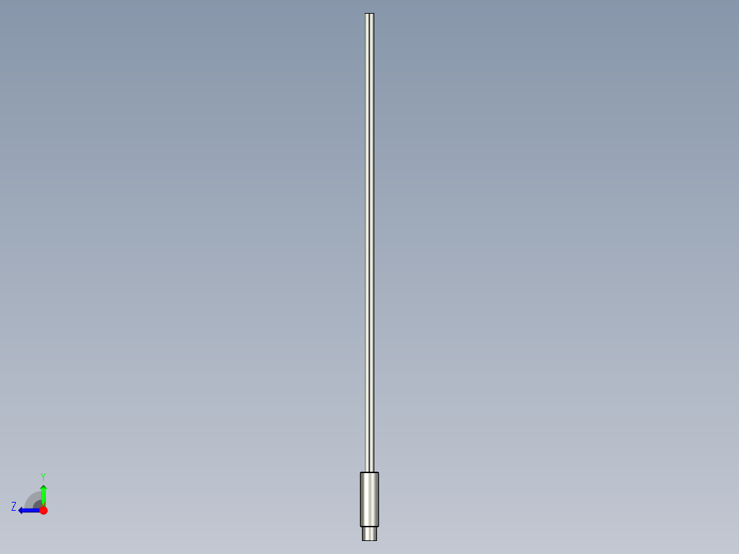 基恩士FU-68core_kc图纸模型右视图