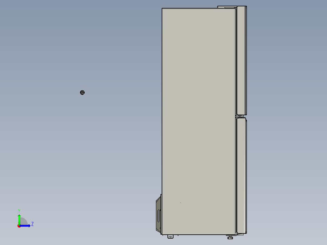 冰箱SW2016左视图